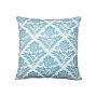 Pillow White & Blue Flowers 16 x 16in