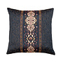 Pillow Floral Navy 18 x 18in