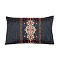 Pillow Floral Navy 11 x 18in