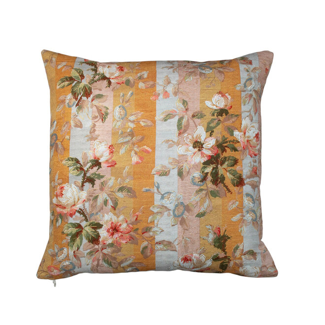 Pillow Rainbow Rose Dusk Stripe 18 x 18in