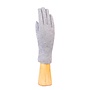 Gloves Stretch Knitted Lurex Solid Plata
