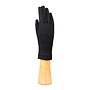 Gloves Stretch Knitted Lurex Solid Negro