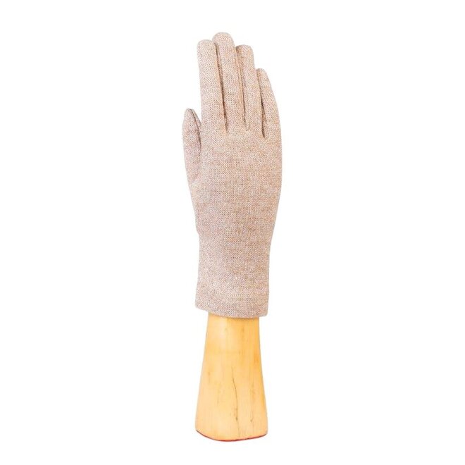Gloves Stretch Knitted Lurex Solid Oro