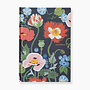 Journal Linen Bound Poppy Garden