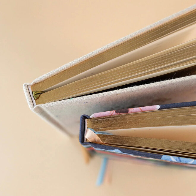 Journal Linen Bound Poppy Garden