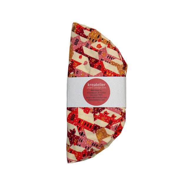 Cover Dish and Bowl Holiday Red Set 3 XS, S & M