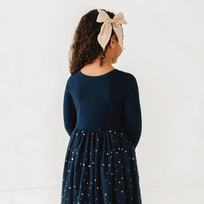 Party Dress Tulle Holiday Navy