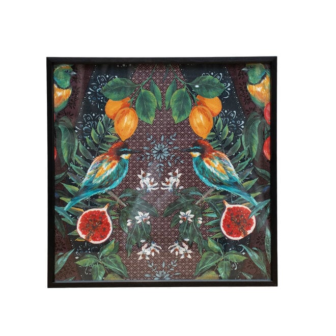 Framed Fabric Talavera Plum