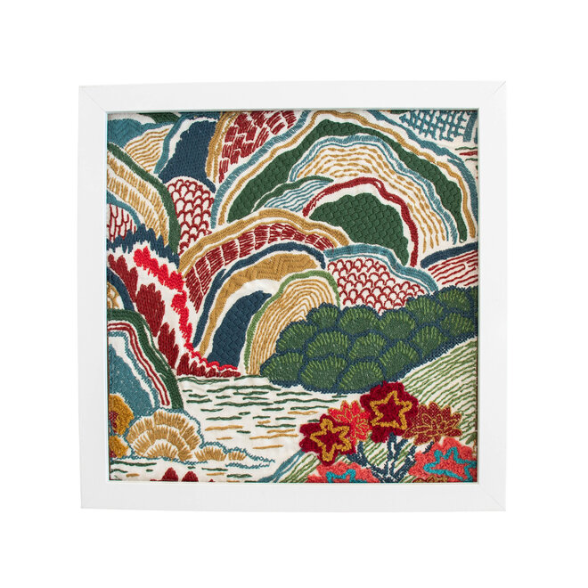 Framed Fabric Mount Stitch Acacia