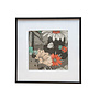 Framed Fabric Cactus Garden Pebble