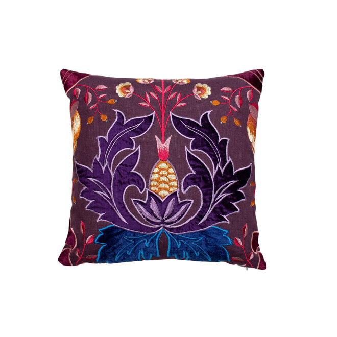 Pillow Viceroy Blackberry/Cerise 14 x 14in