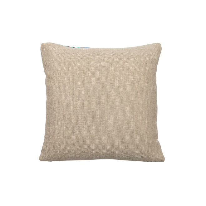 Pillow Lyrebird Aqua 13.5 x 13.5in