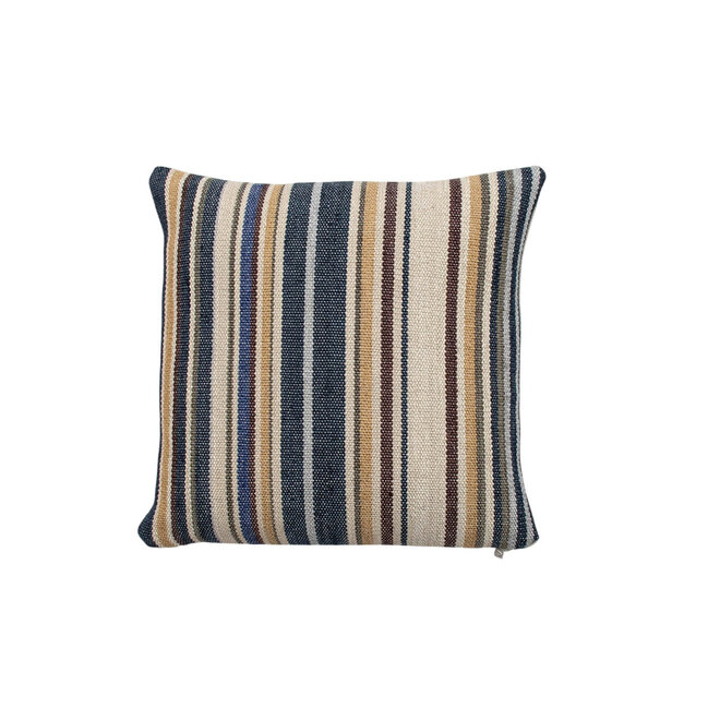 Mini Pillow Striped Navy 12 x 12in