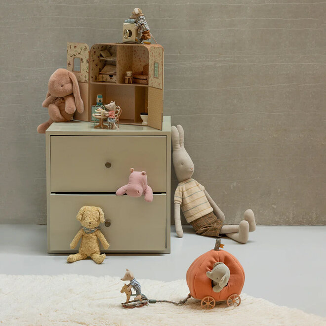 Safari Friends Mini Elephant Iron Grey