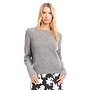Sweater Boucle Blouson Sleeve Gray
