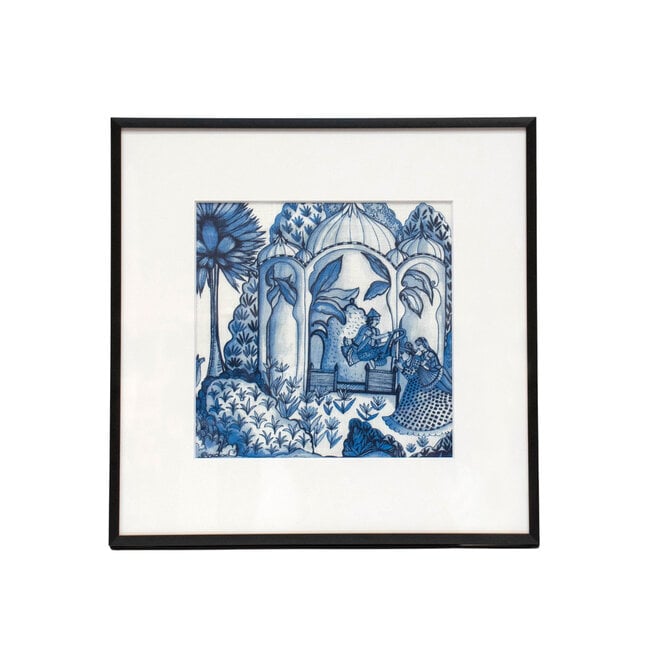 Framed Fabric Zanskar Blue
