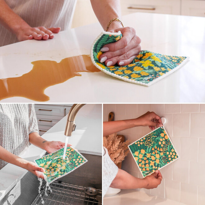 Reusable Paper Towels Secret Garden Set of 2