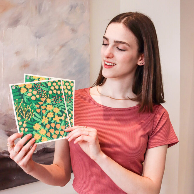 Reusable Paper Towels Secret Garden Set of 2