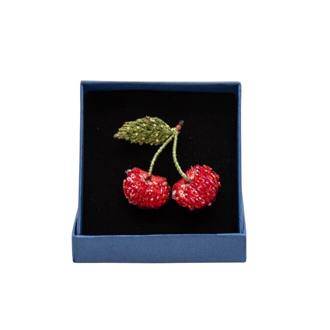 Brooch Pin North Star Cherry