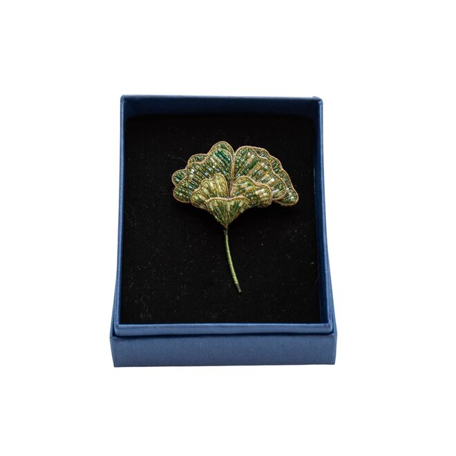 Brooch Pin Ginkgo Leaf