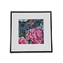 Framed Fabric Duchess Garden Ink