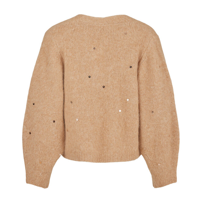 Knit Cardigan Camel