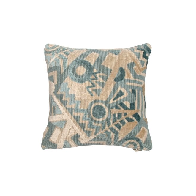 Mini Pillow Zig Zag Velvet Innocent 11 x 11in