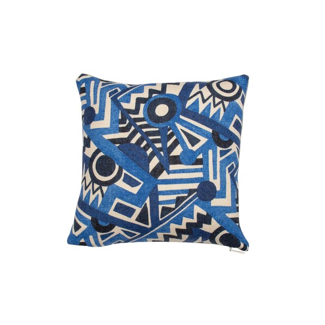 Mini Pillow Zig Zag Linen Aviator 11 x 11in