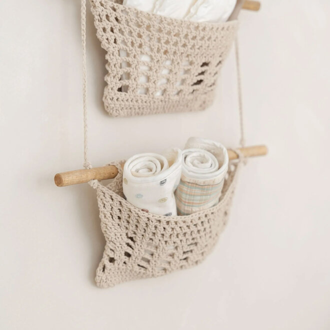 Hanging Wall Storage Organizer Farmhouse 3-Tier