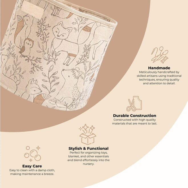 Storage Bin Ezra Woodland