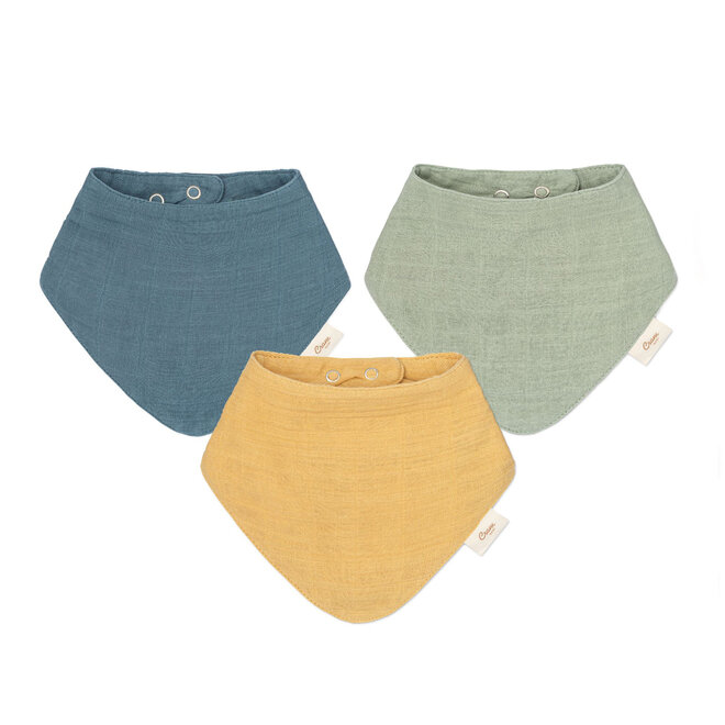 Muslin Bib River Set of 3