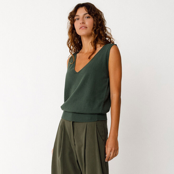 Top Maindi Gots Bottle Green