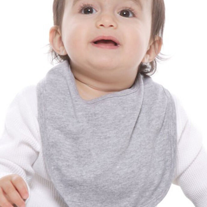 Cotton Bib Heather Grey