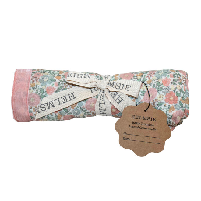 Blanket Cotton Muslin Lucie Floral