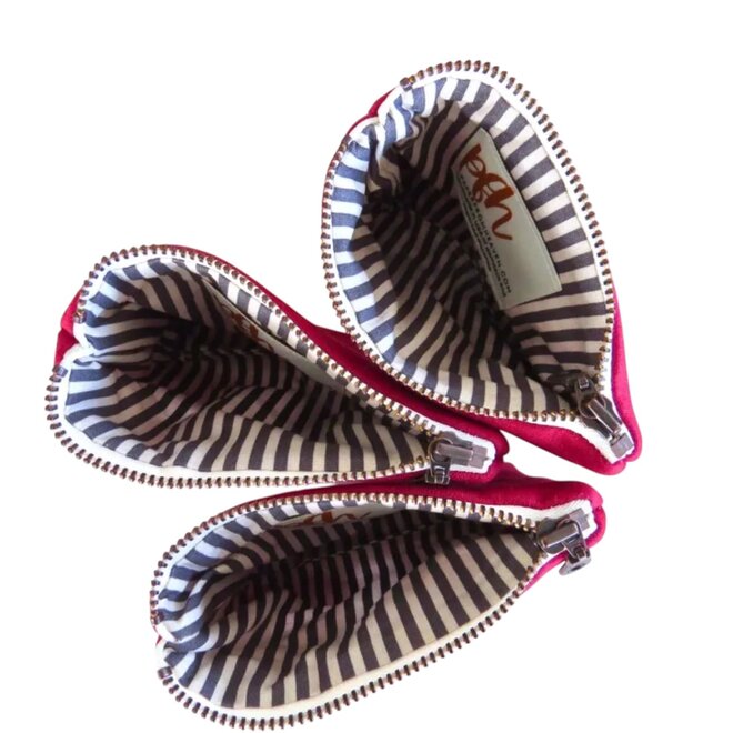 Mini Coin Pouch Heart Red