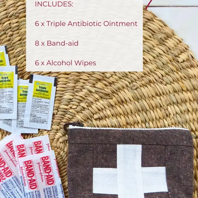 Compact First Aid Bag Green/Red