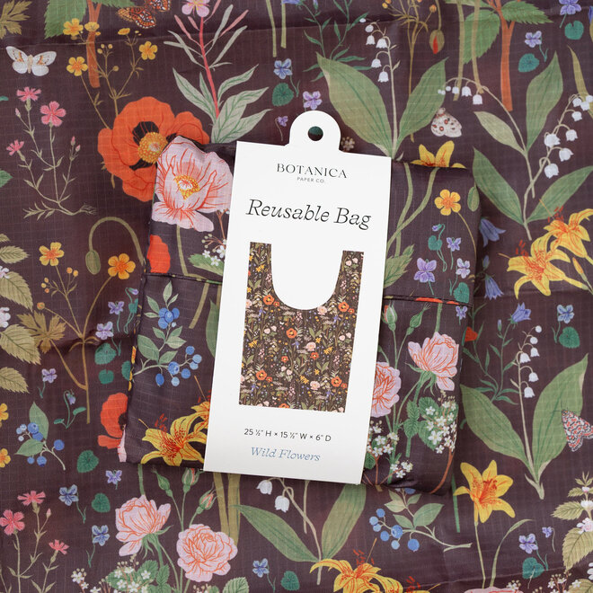 Reusable Bag Wild Flowers