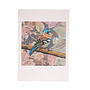Card Floral Blue Bird