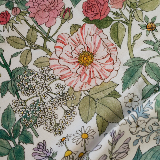 Linen Tea Towel Clover