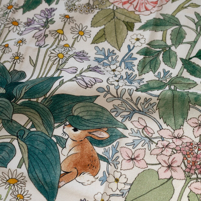 Linen Tea Towel Clover