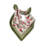 Bandana Embroidered Heritage Bloom Cream