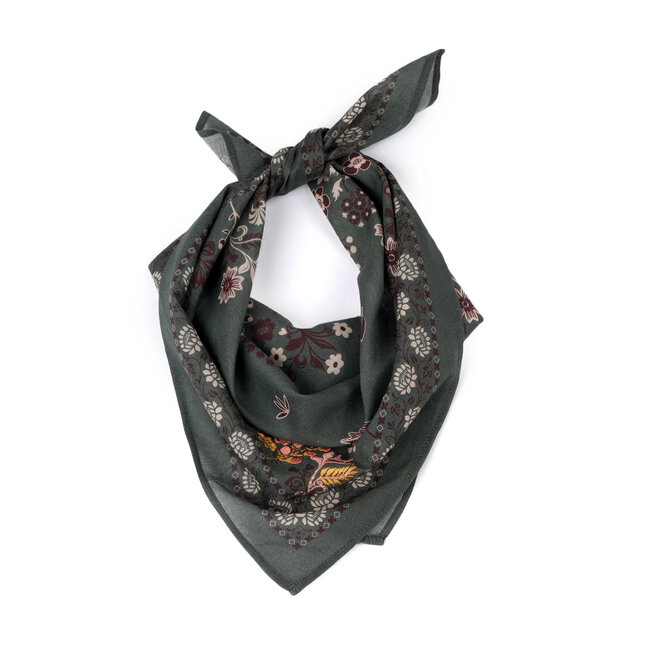 Bandana Embroidered Rodeo Lassie Dusty Olive