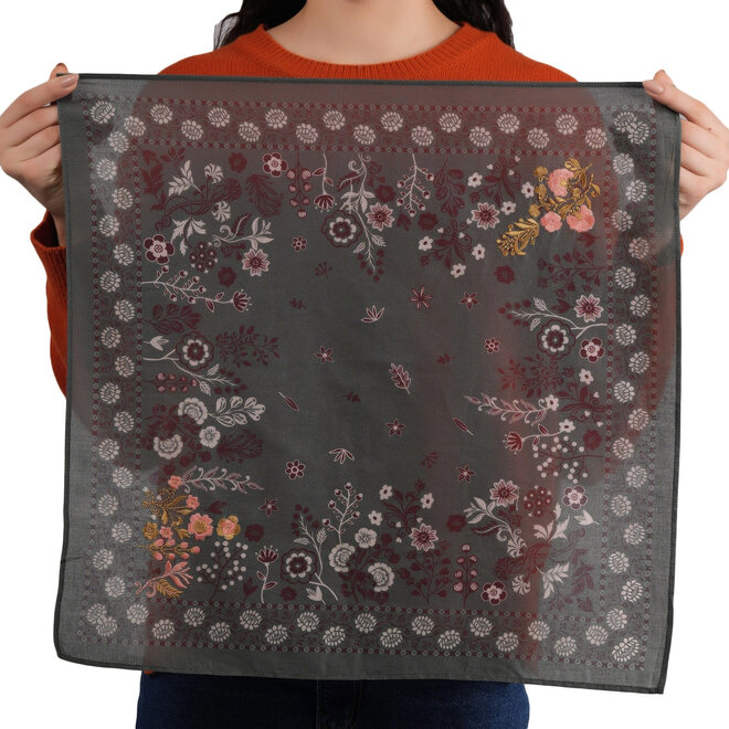 Bandana Embroidered Rodeo Lassie Dusty Olive