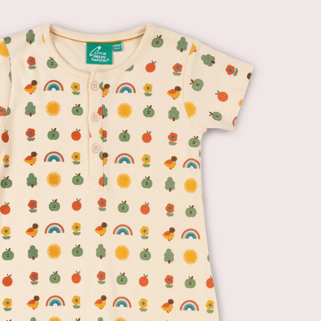 Vintage Romper Rainbows