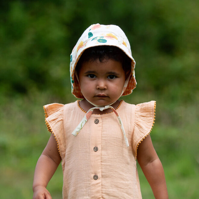 Sunhat Reversible Flora Cream
