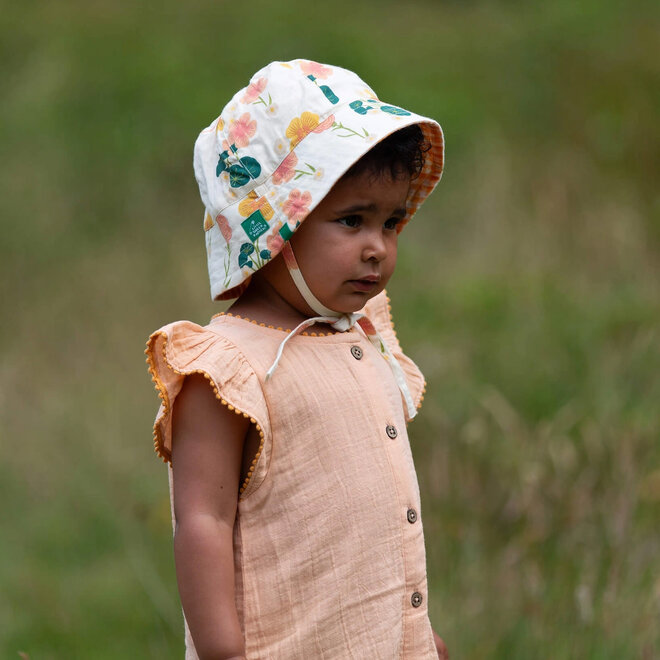 Sunhat Reversible Flora Cream