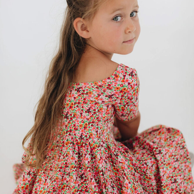 Dress Twirl in Posy Pop