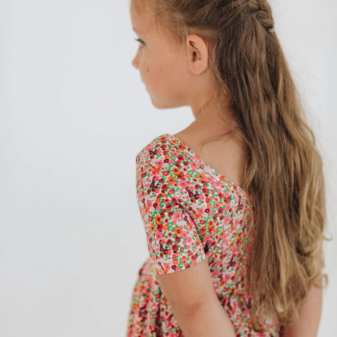 Dress Twirl in Posy Pop