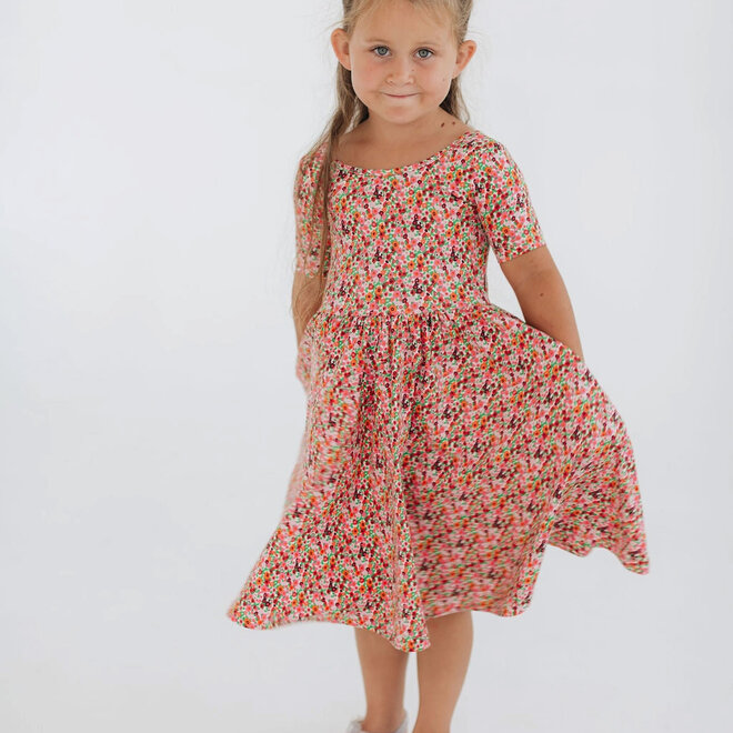 Dress Twirl in Posy Pop