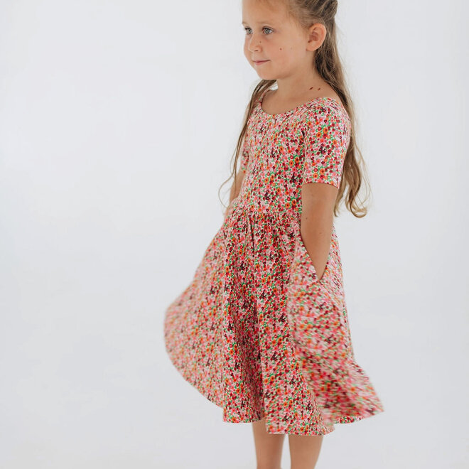 Dress Twirl in Posy Pop